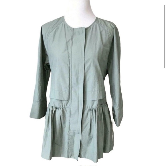 Caslon Peplum Utility Jacket Small - Picture 2 of 6